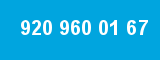 920 960 01 67 920 960 01 67